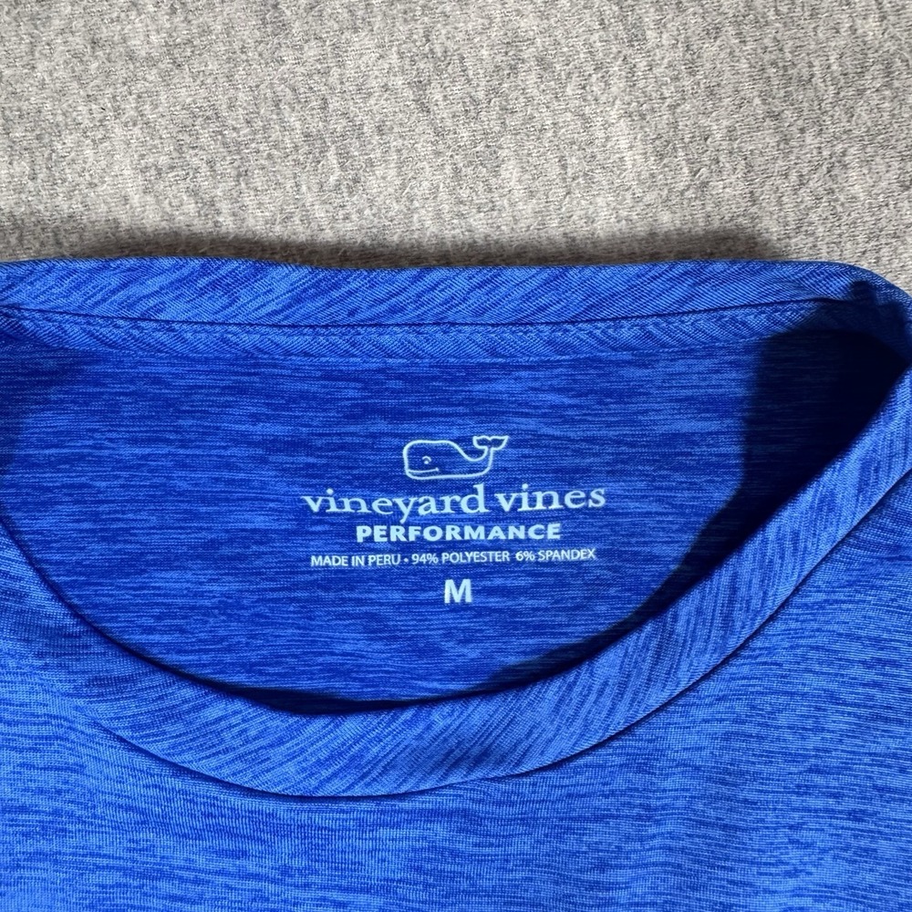 VINEYARD VINES Performance Mens Medium Blue Long Sleeve Stretch Sail - Picture 4 of 11